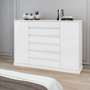 Imagem de CÃ´moda 7 Gavetas 2 Portas Vedras Lopas