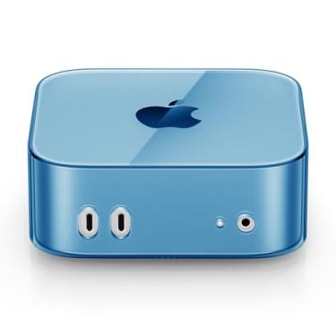 Imagem de ORICO Capa de TPU para Mac mini M4/M4 Pro, compatível com Mac mini 2024, capa protetora, manga de ajuste preciso, design fino, proteção 360° e dissipação de calor eficiente, antiarranhões, azul, TP24