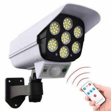 Imagem de Câmera Falsa Luz Led Sensor De Presença Ip65 Refletor Solar - Sa, Song