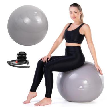 Imagem de Bola Pilates Suíça Yoga 65cm Ginástica Alta Performance EssenceFit Alo