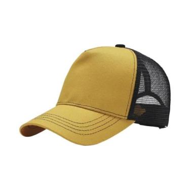 Imagem de Boné de Beisebol Snapback Curvo - Adulto, Malha, Verão, Hip Hop, Ajust