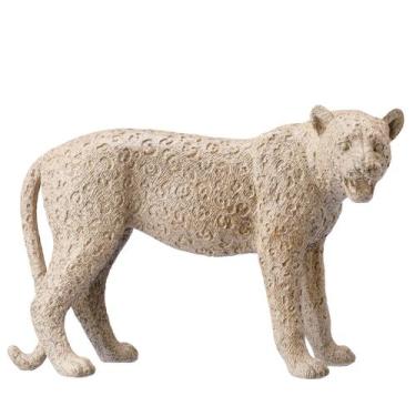 Imagem de Escultura Decorativa De Poli-Resina Onça Fendi Rafimex