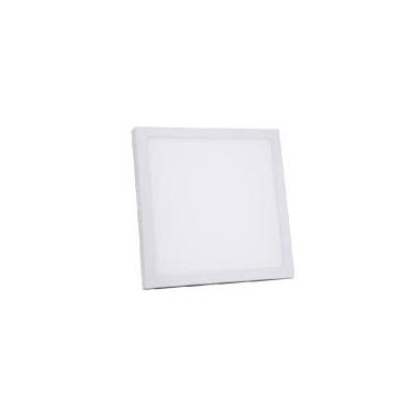 Imagem de Plafon Led Quadrado Sobrepor 28x28cm 24W Branco – Santa Fé | 6000K Cód. 93