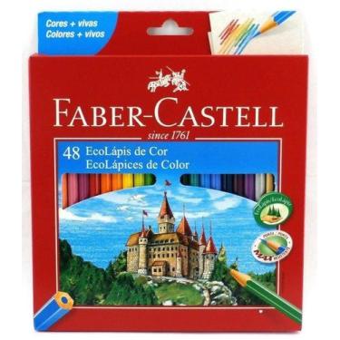 Imagem de Lápis De Cor Faber Castell Caixa 48 Cores Sextavado - Faber-castell