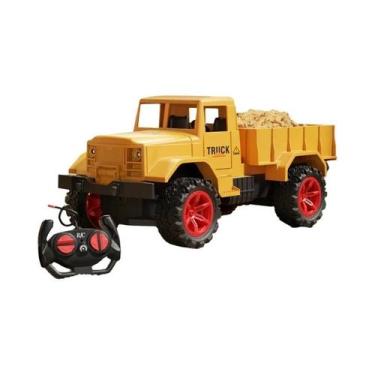 Imagem de Carro De Brinquedo Escavadeira RC De Liga Infantil Com Luzes E Som Pre