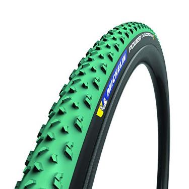 Imagem de Michelin Power Cyclocross Mud Pneu de bicicleta dianteiro ou traseiro para asfalto e terreno misto, pronto para sem câmara, parede lateral preta, 700 x 33C