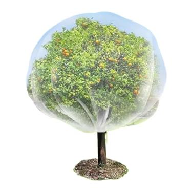 Imagem de Rede contra Pássaros para Árvores Frutíferas,de Plantas com Zíper - Rede Respirável Reutilizável para Árvores com Cordão Ajustável e Zíper para Uso em Estufa Paisagismo Jardim Quinta Pátio