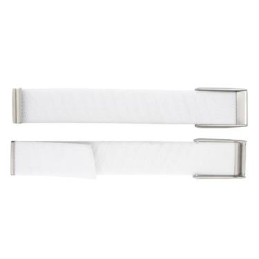 Imagem de Fitcent Pulseira SuperKnit ajustável compatível com WHOOP 5.0 WHOOP MG LIFE, SuperKnit Bans com aço inoxidável em forma de U para ECG WHOOP LIFE (branco, um + pico)