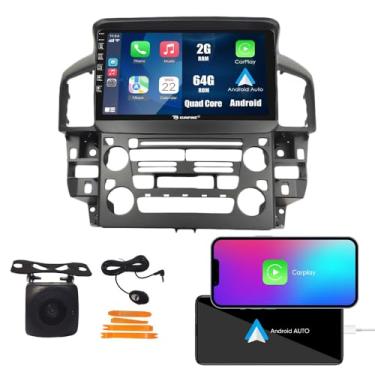 Imagem de Kunfine Car CarPlay Android Navegação Automática Rádio GPS Estéreo Câmera Reversa Tela IPS Touchscreen Tablet Pad Media Player para Lexus Rx300 1997-2003, se Aplicável Quad Core 2G + 64G