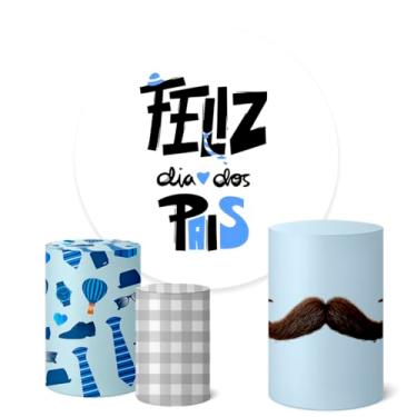 Imagem de Trio Capas Cilindro + Painel Redondo Dia dos Pais (K1PAI0031)