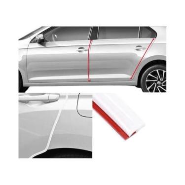 Imagem de Protetor De Borda De Porta De Carro Transparente Anti-arranhões À Prov