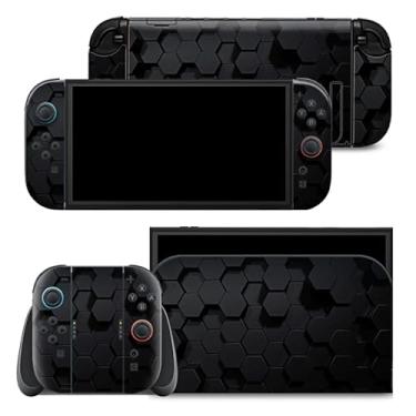 Imagem de Skin Sticker Compatible with Nintendo Switch 2, Decorative Vinyl Decal Cover for Console, Joy-Cons, Dock and Charger (Black)