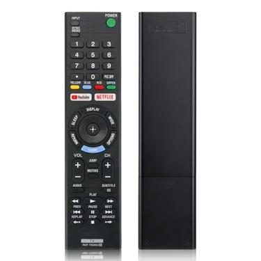 Imagem de Controle remoto universal para Sony-TV-controle remoto de substituição para todos os Sony Bravia Smart LED UHD LCD HD Google TVs RMT-TX300U RMT-TX100U com botões YouTube, Netflix - sem necessidade de