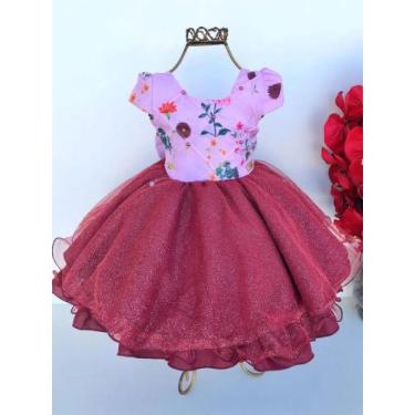 Imagem de vestido infantil festa menina daminha casamento aniversário - Lig Lig,
