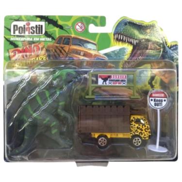 Imagem de Kit Carrinhos em Miniatura e Acessórios Dinos - Polistil