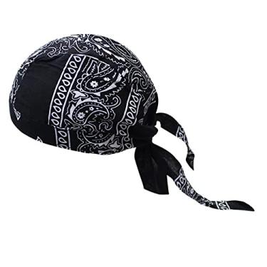 Imagem de simhoa Chapéus de de Bandana Gorro à de Vento Durável para Rap Andando Pesca, PRETO