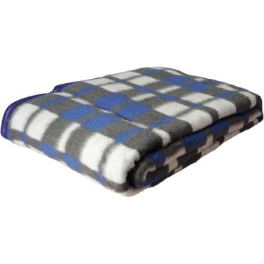 Imagem de Cobertor Casal Boa Noite Xadrez 1,80 x 2,20 Mt Guaratingueta cor: azul