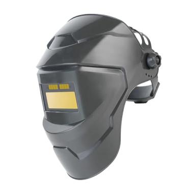 Imagem de Milageto Capa para capacete de soldagem Proteção confortável Acessórios leves Ergonômico Ajustável Máscara de soldador profissional, Ouro