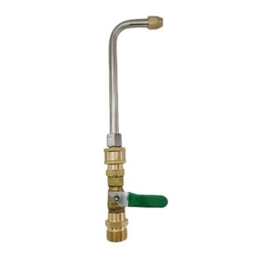 Imagem de Generic Extensão de lavadora de alta pressão para limpeza de calhas, acessórios eficientes, peças de haste de limpeza, 90 Graus M22