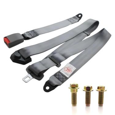 Imagem de Cinto De Segurança Universal Ajustável De 3 Pontos Para Carro, Alta Qu