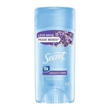 Imagem de Desodorante Antitranspirante em Gel Secret pH Balanced Lavanda Feminin