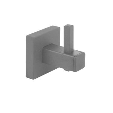 Imagem de Kit 2 Cabides Inox Square SQ12560 Ducon Metais Preto