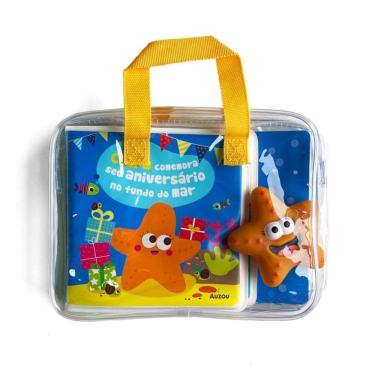 Imagem de Livro de banho: Clara comemora seu aniversário no fundo do mar: Um livro para brincar no banho e conhecer o mundo marinho.