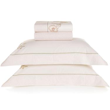 Imagem de Jogo de Cama Queen Karsten 100% Algodão Percal 200 Fios 