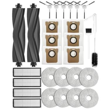 Imagem de Yivy 28 peças de reposição para Dreame L10s Ultra/L10 Ultra/L10s pro/ L10s Pro Gen 2/L10 prime (não para L10s Pro Ultra Heat); Acessórios Xiaomi X10+/X20+: 2 escovas principais, 6 escovas laterais, 8