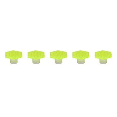 Imagem de 5Pcs Acrílico Frag Plug Transparente Hex Forma Acrílico Frag Rack Holder Base para Aquário Fish Tank