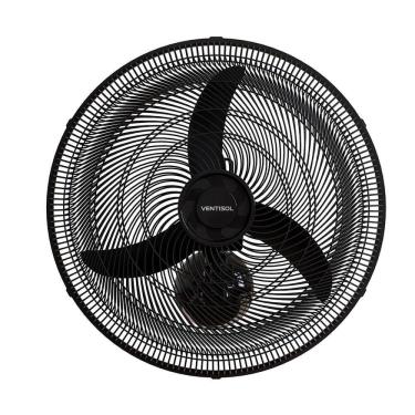 Imagem de Ventilador De Parede 50cm Oscilante 110V New Preto Ventisol