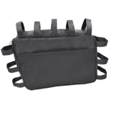 Imagem de Colaxi Bolsa de armazenamento para quadro de bicicleta, mochila para ciclismo, zíper, à prova d'água, bolsa frontal para tubo superior, para bicicletas, Style F