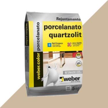 Imagem de Rejunte quartzolit 5kg porcelanato ipê