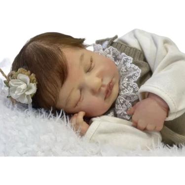 Imagem de Bebê Reborn Realista Lou Lou Dormindo Premium
