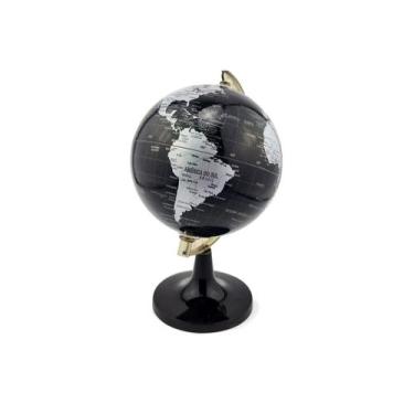 Imagem de Globo Terrestre 14cm Giratório Mapa Mundi em Português Escolar Base Pr