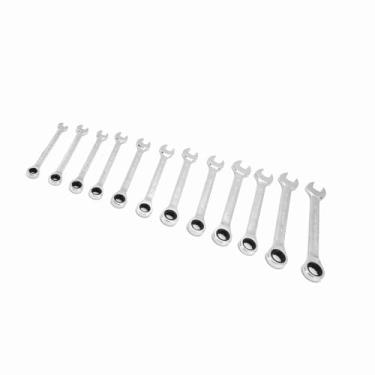 Imagem de Conjunto de Chave de Catraca Kit de Aço para Cabeça Elástica Métrica Kit de Chave de Catraca Combinada Conjunto de Chave de Catraca Conjunto de Chave de Catraca Chaves Combinadas