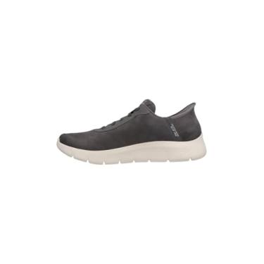 Imagem de Skechers Tênis masculino Hands Free Slip-ins: Go Walk Flex-Smooth Motion, Cinza, 44