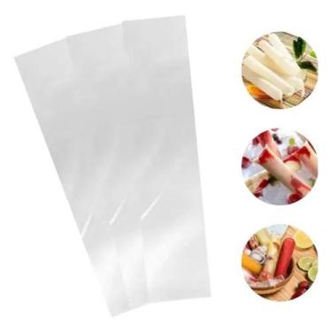 Imagem de 100 Un Saco Para Gelinho Geladinho Sacolé Xup Xup 05x24 - Pack Filmes