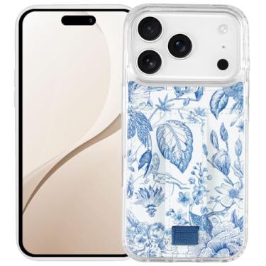 Imagem de Walli Capas para iPhone 17 Pro, carteira estética, porta-cartões, comporta até 2 cartões - capa de telefone bonita e moderna para mulheres, serve para iPhone 17 Pro, com suporte e alça de dedo