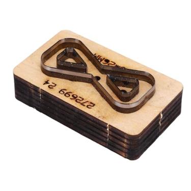 Imagem de YWBL-WH Matadura de Corte de Couro, Mochila de Mochila Em Forma de Mochila Dado para Couro Com Aço de Liga e Madeira de Bétula, Carteiras Artesanais, Cintos e Muito Mais