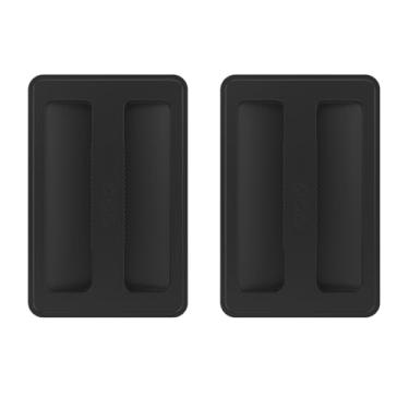 Imagem de Tampas de cobertura de torradeira, capas de silicone para máquina de pão multifuncional com 2 fatias, resistência ao calor, fácil de limpar, 2 peças