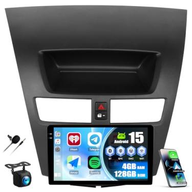 Imagem de [4G + 128G] Rádio automotivo para Mazda BT-50 2011-2020 com carro sem fio CarPlay Android Auto, tela sensível ao toque de 22.9 cm, Android 15, estéreo automotivo com link espelhado, navegação GPS WiFi