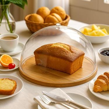 Imagem de Cupula Tampa Protetora de Alimento Boleira – Porta Bolos, Queijos e Sobremesas | Transparente, Resistente e Leve