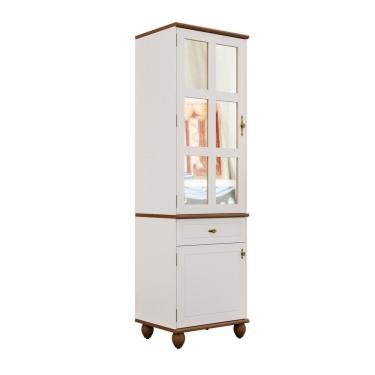 Imagem de Cristaleira 2 Portas e 1 Gaveta Joy Off White