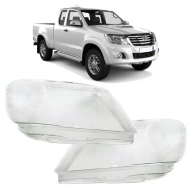 Imagem de Par Lente Farol Hilux 2012 2013 2014 2015