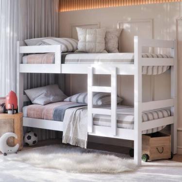 Imagem de Beliche Solteiro IBIZA Com Opção de Virar 2 Camas - J & A Móveis, Natu