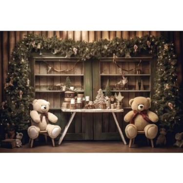 Imagem de Painel Fundo de decoração tema Natal Em Tecido 2,20 X 1,70m (21 Modelos de Paineis) (9)