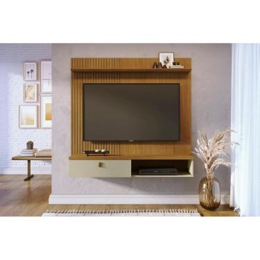 Imagem de Bancada Suspensa Íris para TV de até 55 polegadas - Cumaru Opala - Madetec