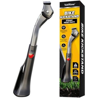 Imagem de Wakano Suporte de bicicleta de 50 a 50 cm, robusto e antiderrapante, base extra grande com lâminas, suporte de bicicleta ajustável em altura para mountain bikes, bicicletas urbanas e rodas de