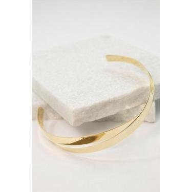 Imagem de Choker Chapa - 01 Unidade de Bijuteria com Banho de Ouro 18k - no-bran